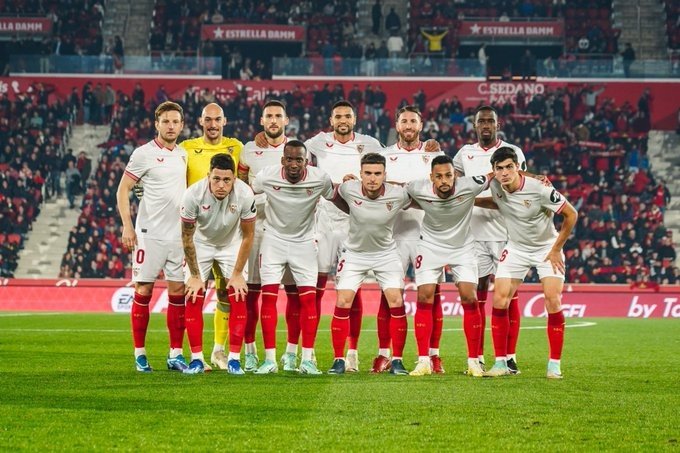 Once del Sevilla FC en su partido frente al Mallorca Foto: Sevilla FC