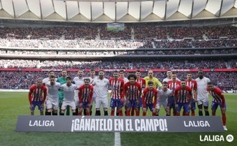 El Sevilla FC nunca ha ganado un partido de Liga en el Metropolitano, donde sí lo hizo en 2018 en la Copa.- LaLiga