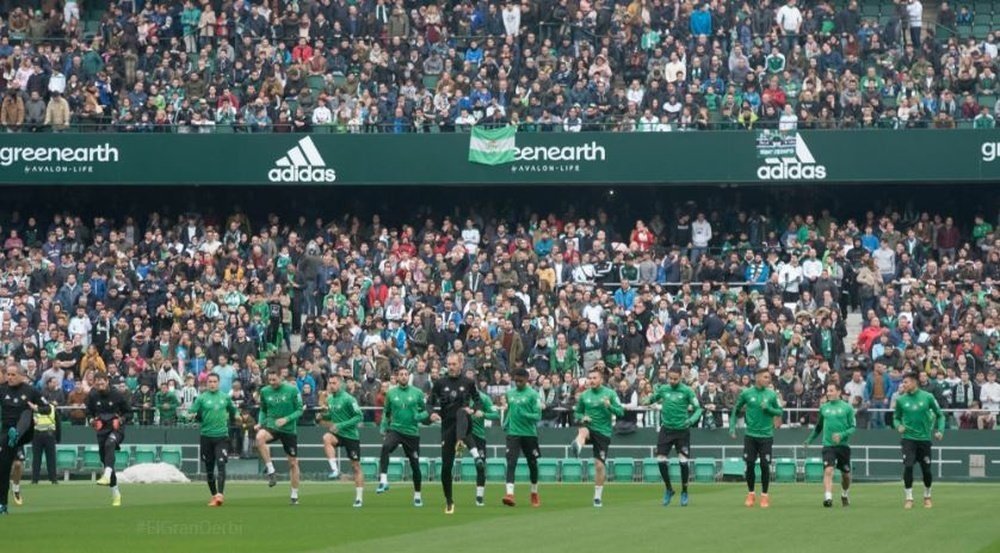 El Benito Villamarín abrirá sus puertas a los aficionados béticos el próximo sábado 30 de diciembre.- RBB