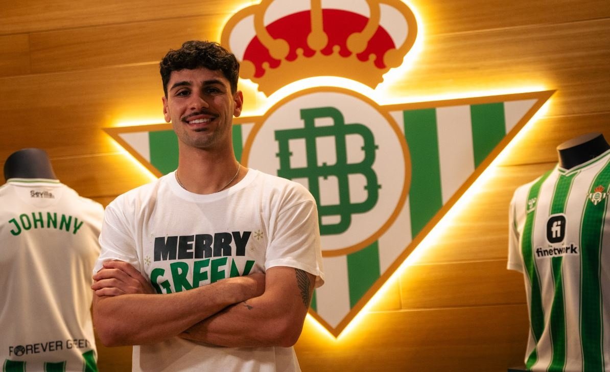Johnny Cardoso firma hasta 2029 y reforzará el Real Betis desde enero