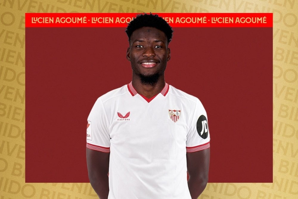 Lucien Agoumé, nuevo jugador del Sevilla FC. Foto: SFC Media