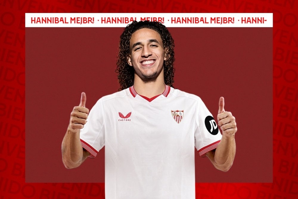 Hannibal Mejbri, nuevo jugador del Sevilla FC. Foto: SFC Media