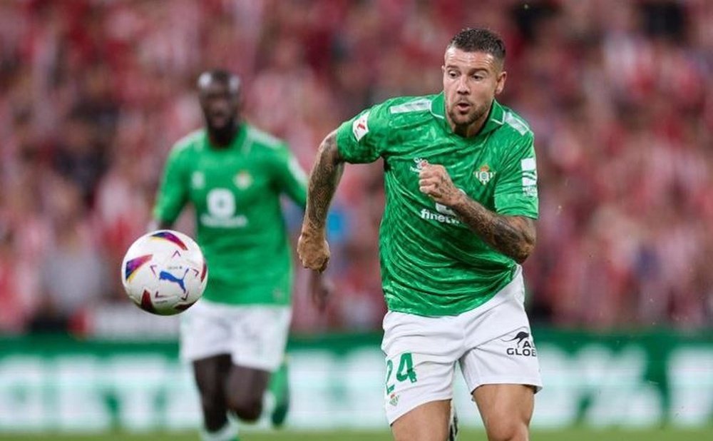 Aitor Ruibal en un partido con el Real Betis.- RBB