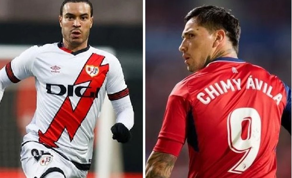Raúl de Tomás y Chimy Avila son dos opciones que baraja el Real Betis para este mercado invernal.- .Efe