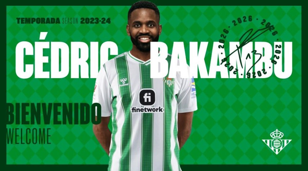 Bakambu firma por el Real Betis hasta 2026.- RBB