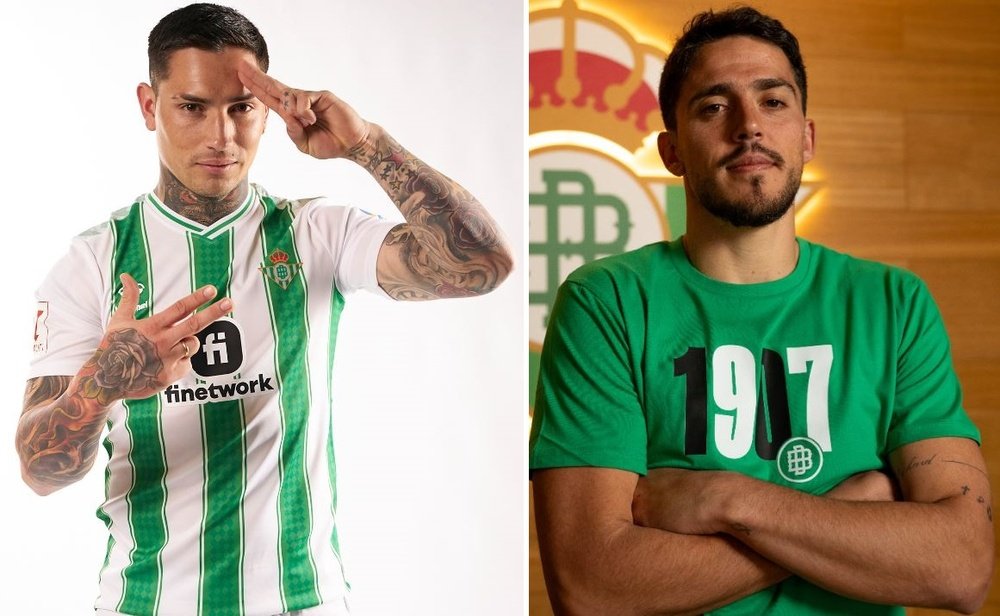 El Chimy Avila y Pablo Fornals se presentan este miércoles como nuevos jugadores del Real Betis.-