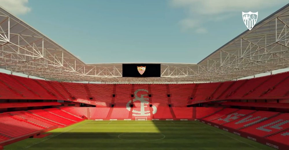 Imagen de la nueva grada del Ramón Sánchez-Pizjuán.- SFC
