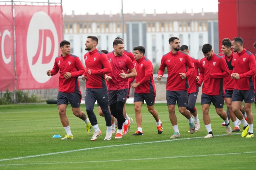 El Sevilla vuelve al trabajo con la mente puesta en el Getafe CF