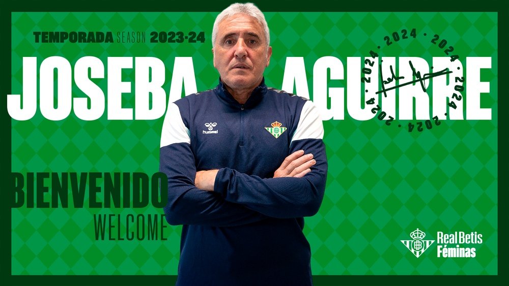 Joseba Aguirre, nuevo entrenador del Real Betis Féminas.-RBB