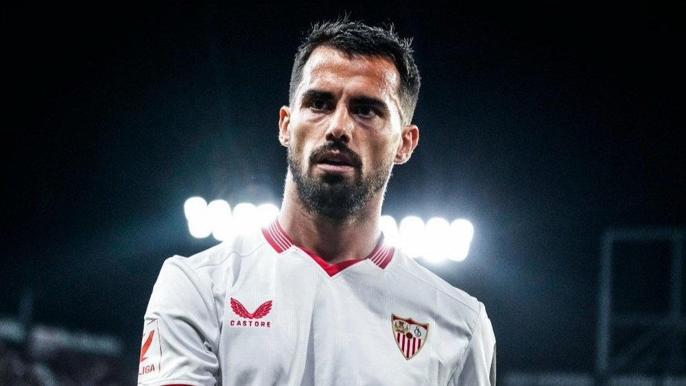 Suso, en el partido entre el Sevilla FC y el RCD Mallorca celebrado en el Ramón Sánchez-Pizjuán.-SFC