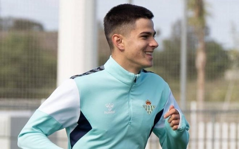 Dani Pérez en el entrenamiento. RBB