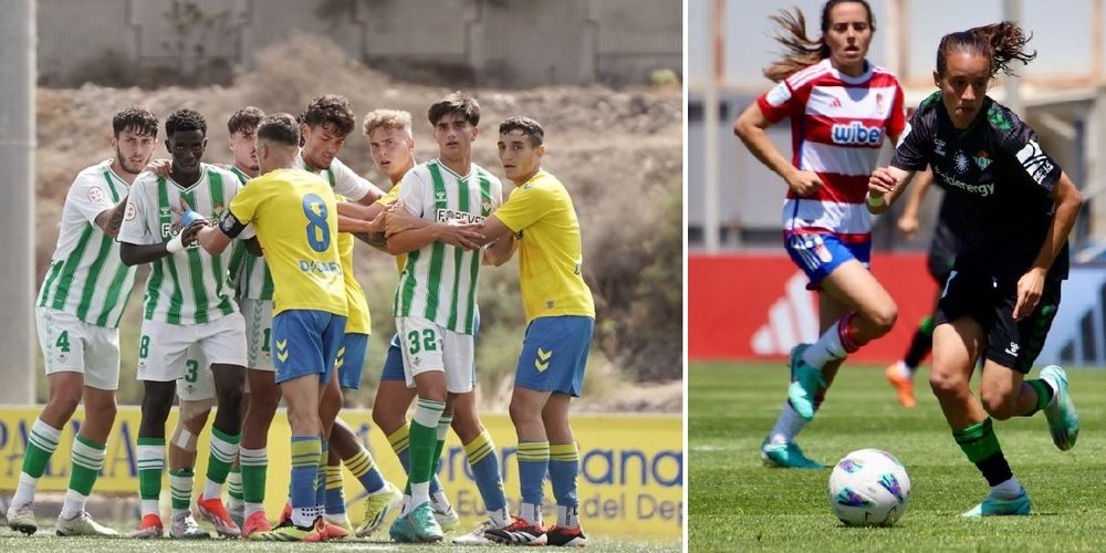 El Real Betis juvenil y el Féminas han logrado importantísimos triunfos este sábado.- RBB