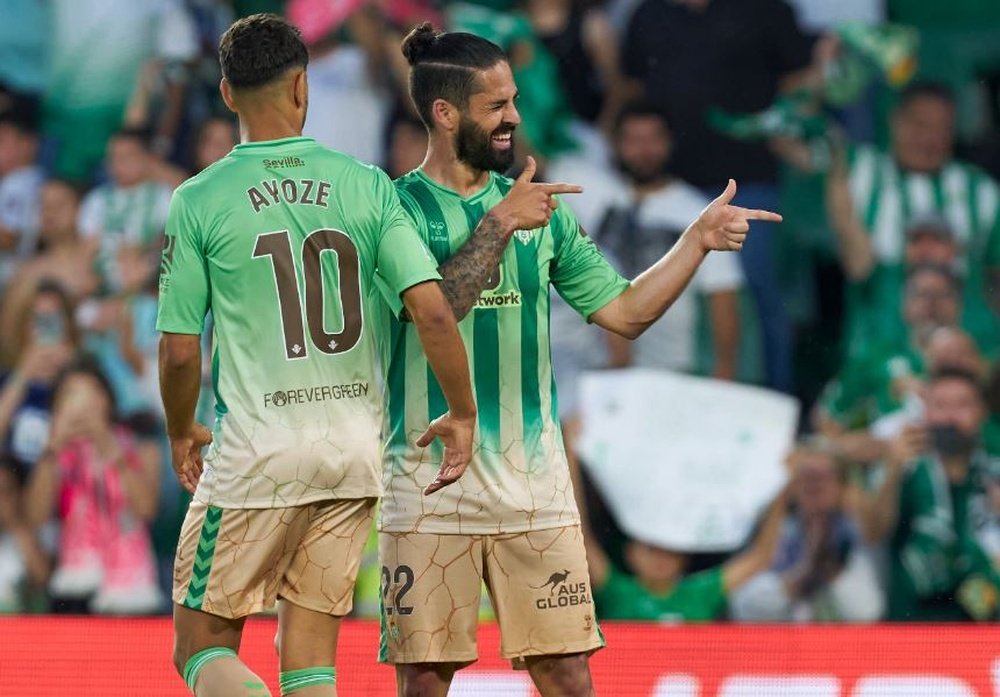 Isco está brillando en el Real Betis al mismo nivel que lo hacía en sus mejores años en el Real Madrid.- RBB