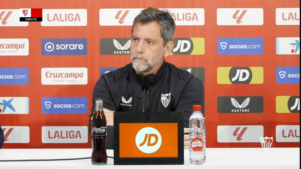 Quique Flores en la rueda de prensa previa al partido frente al Cádiz CF