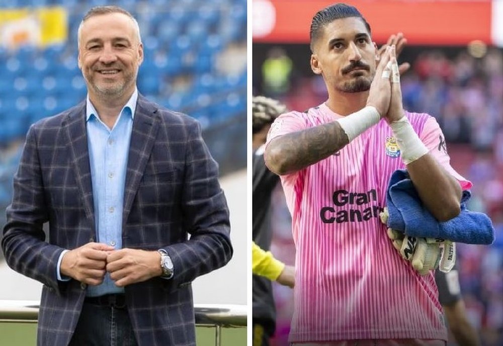 Miguel Ángel Ramírez, presaidente de Las palmas, ha enviado un serio aviso al guardameta sevillano Álvaro Valles.-