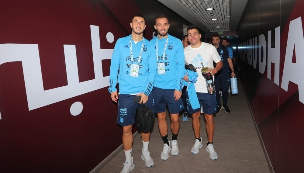 Los béticos Guido Rodríguez y Pezzella, al igual que el sevillista Acuña -y Montiel- han entrado en la lista definitiva de Argentina para la Copa América.-