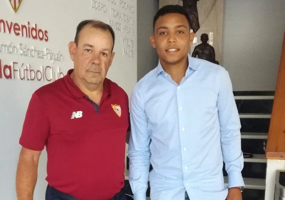 Ernesto Chao, junto a Luis Muriel - Ernesto Chao