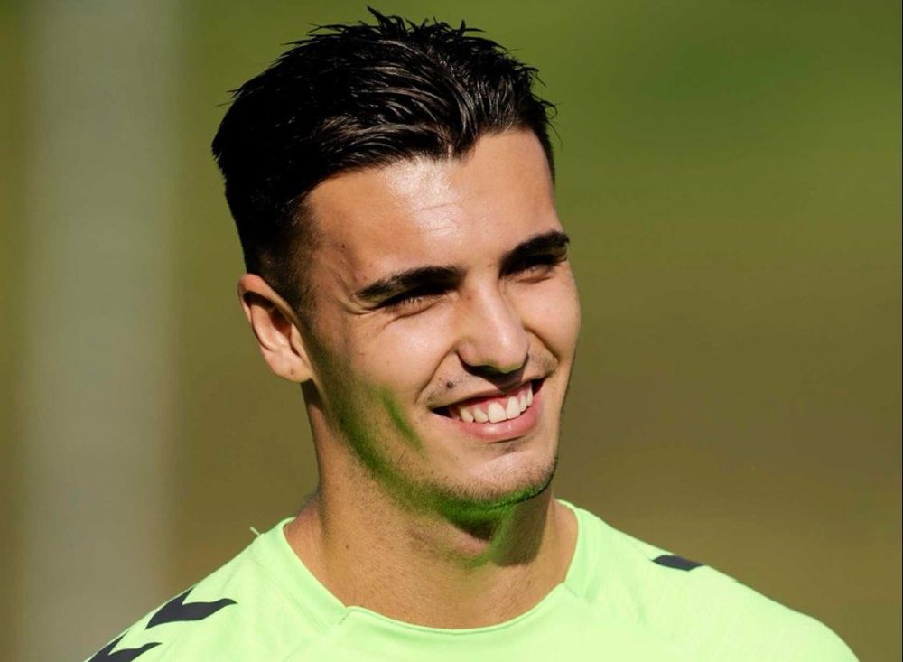 Ismael Sierra, en la pretemporada con el primer equipo. RBB