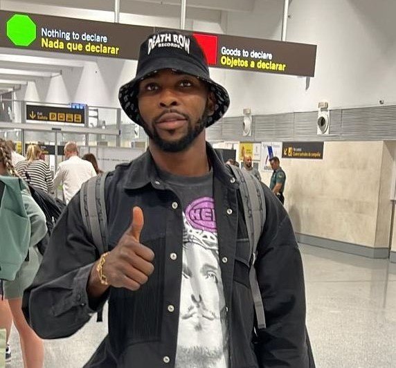 Iheanacho a su llegada a Sevilla Foto: Sevilla FC