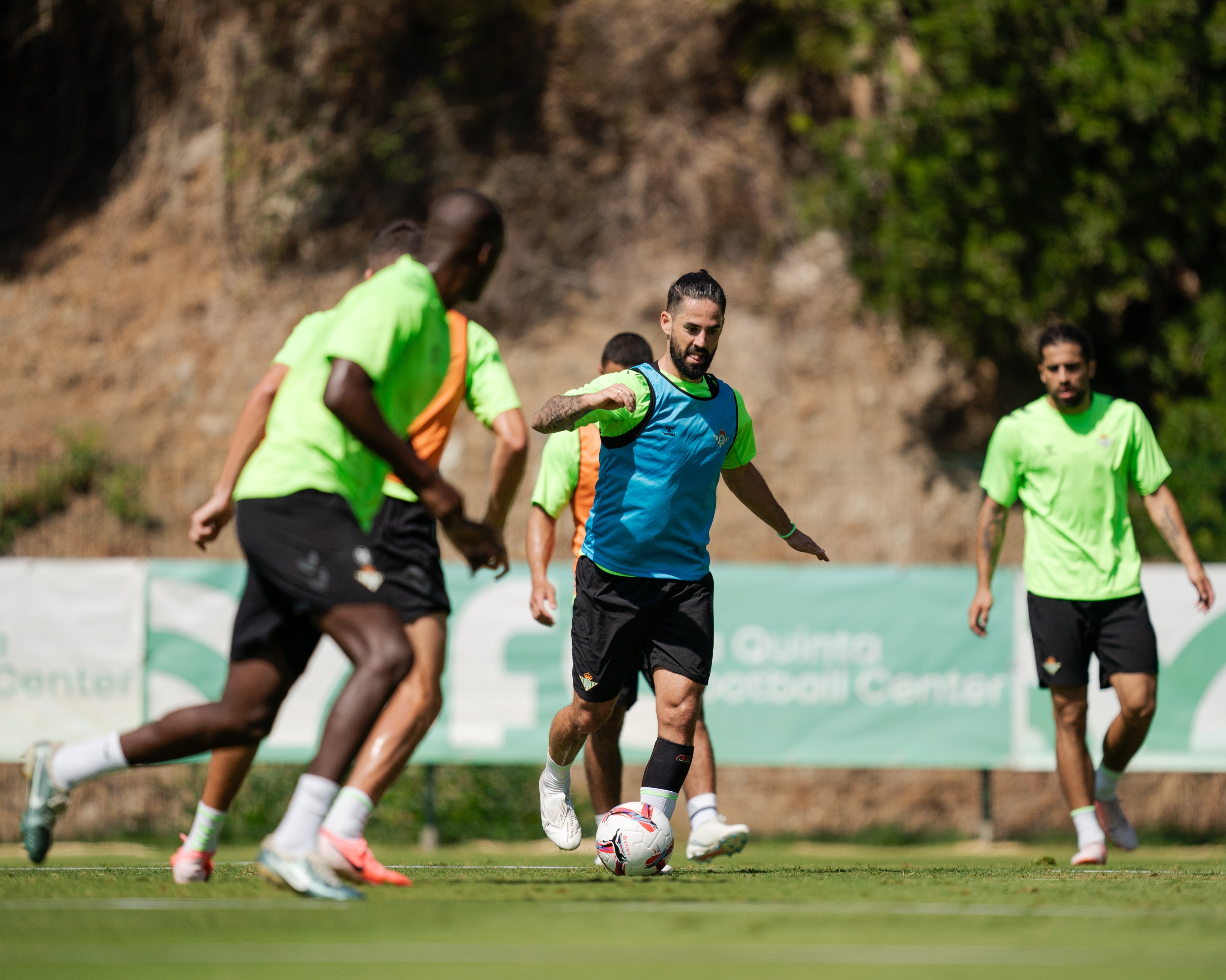 Isco entrenó algún día con el grupo la semana pasada, pero luego no ha vuelto a hacerlo.- RBB