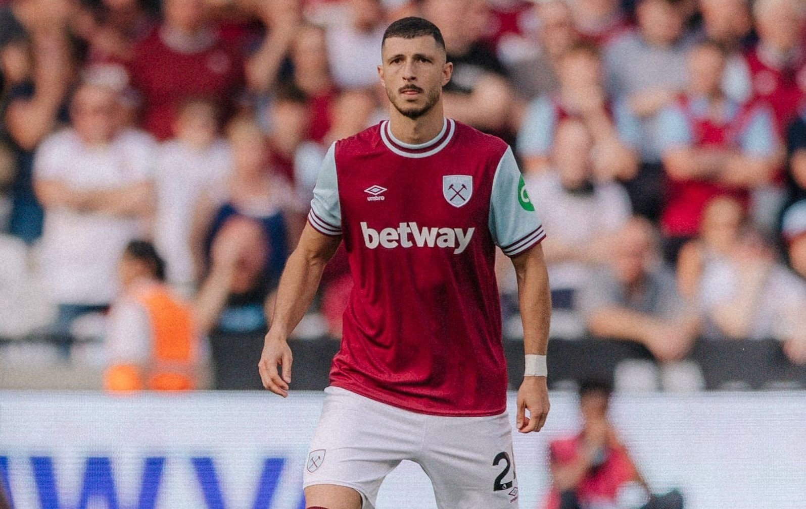 Guido, en su debut con el equipo de Julen Lopetegui. West Ham United