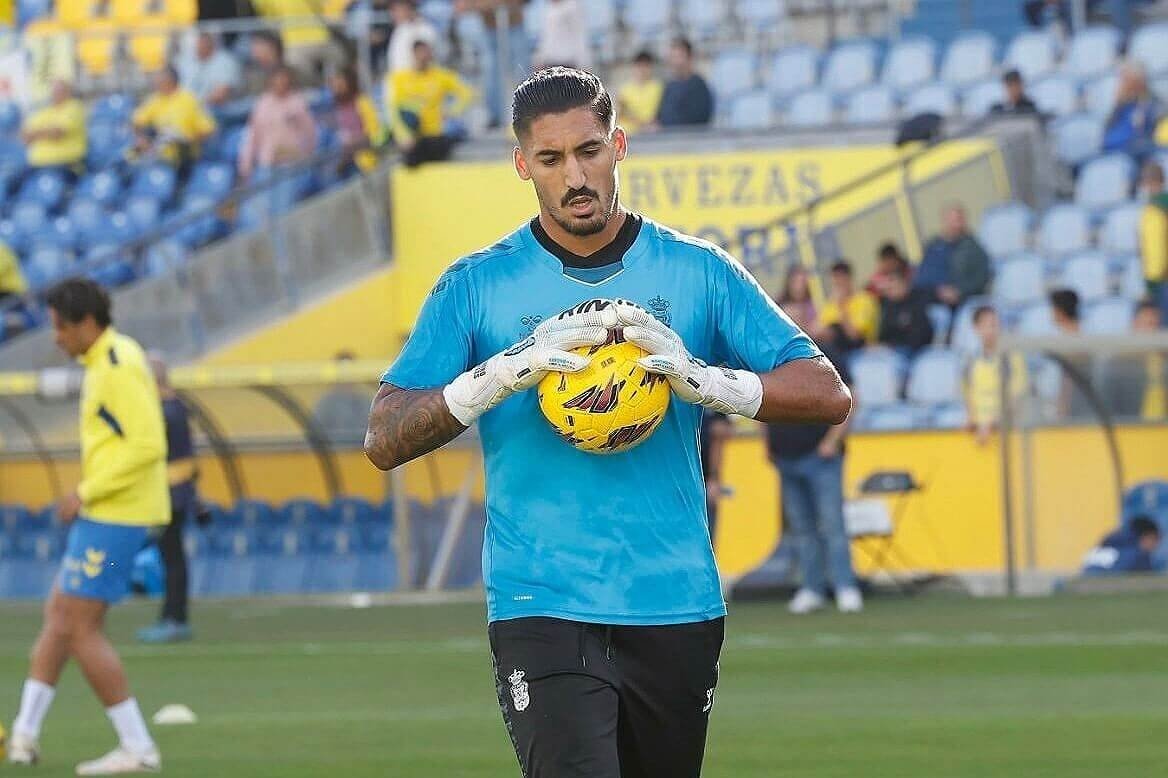 Álvaro Valles, con la UD Las Palmas.