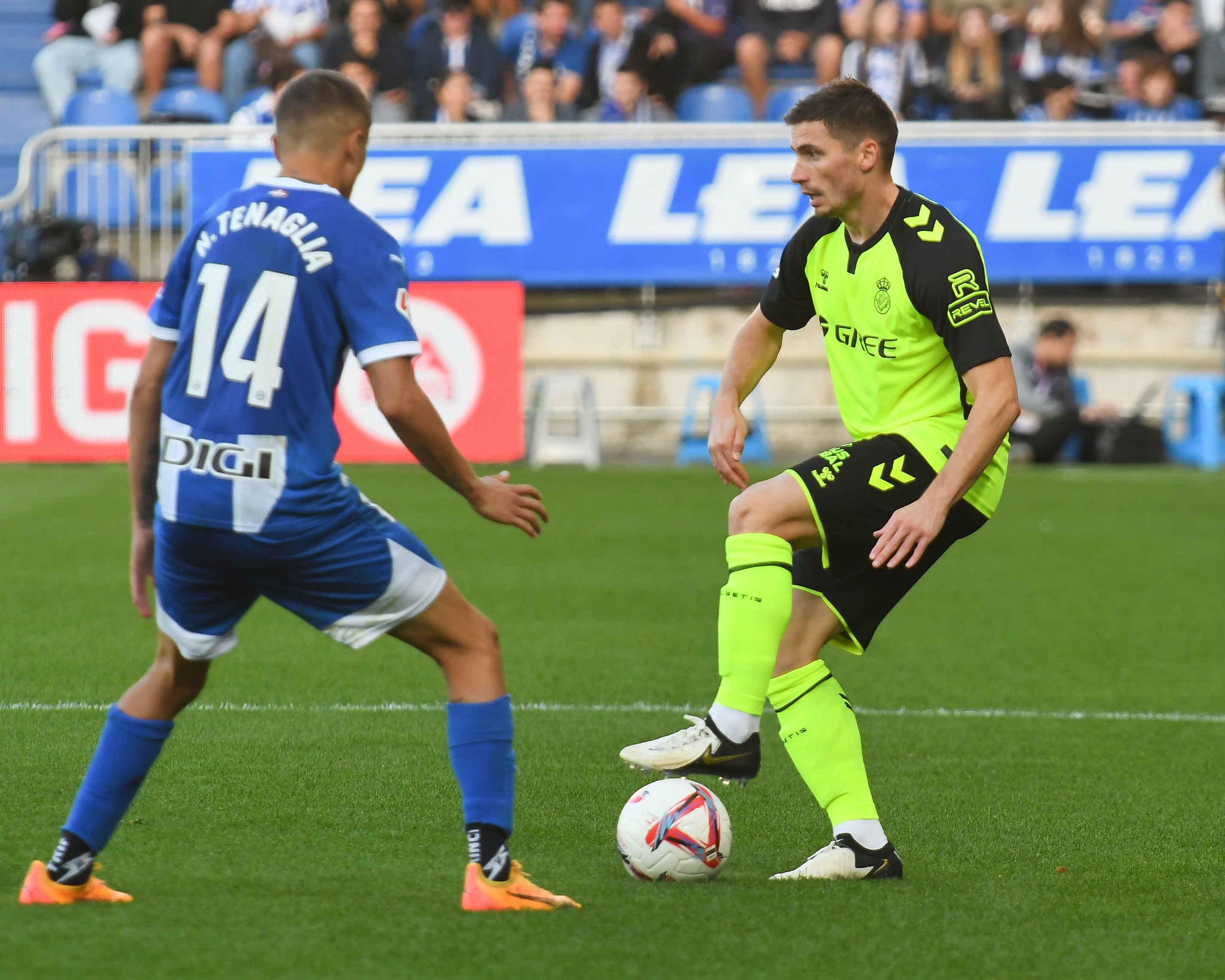 Perraud, en el encuentro ante el Alavés. RBB