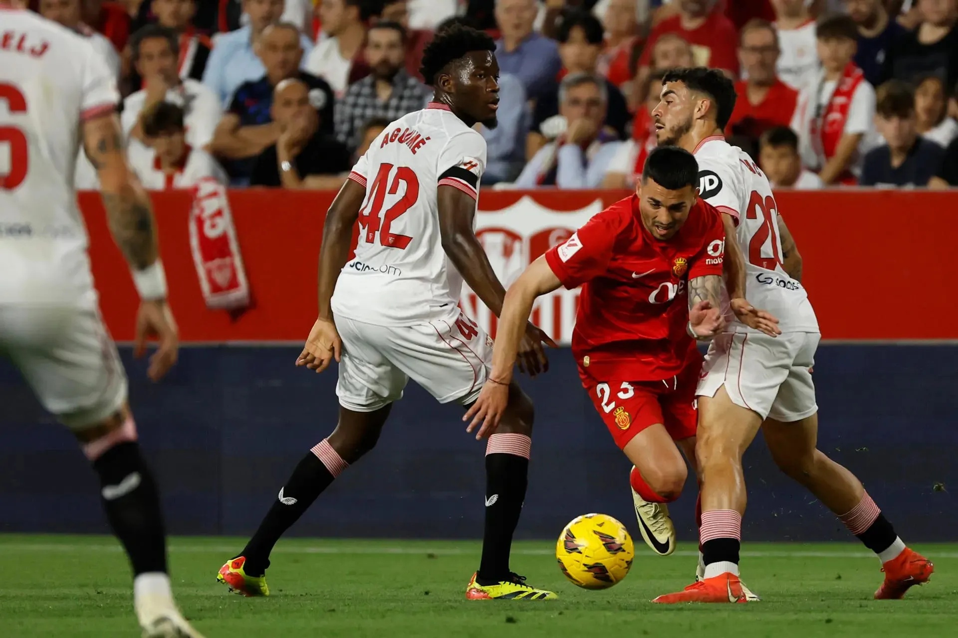 Imagen de archivo de un partido entre Sevilla y Mallorca