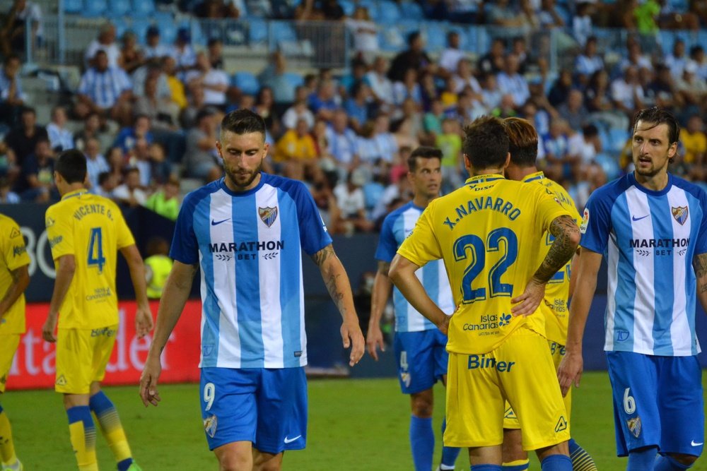 El Málaga perdió en La Rosaleda ante Las Palmas. BeSoccer