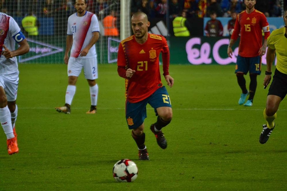 Silva a marqué le troisième et le quatrième but de l'Espagne. BeSoccer