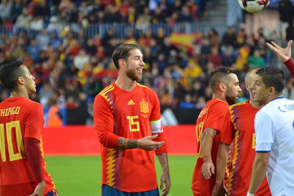 Ramos is set to make his 150 appearance for 'La Roja.' BeSoccer