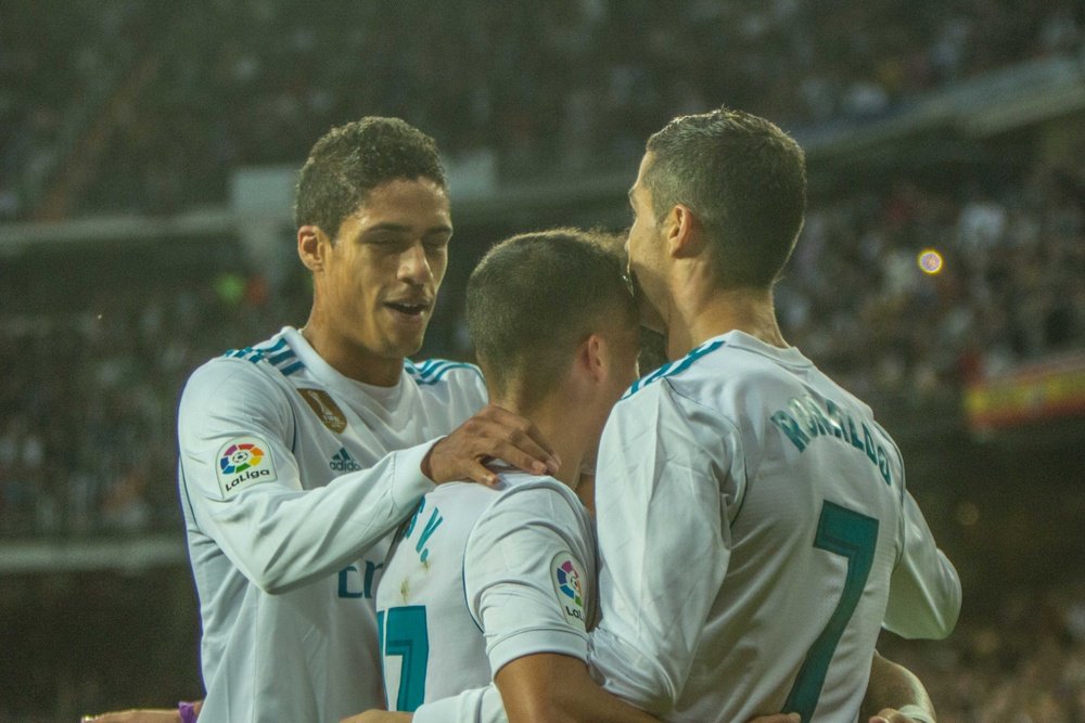 Ronaldo celebrates his goal against Malaga. BeSoccer