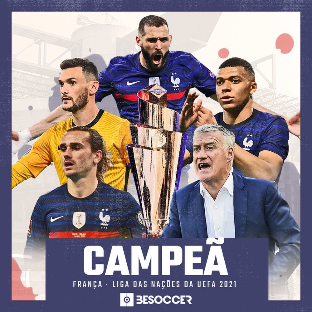 A França é campeã da Liga das Nações da UEFA 2021. BeSoccer