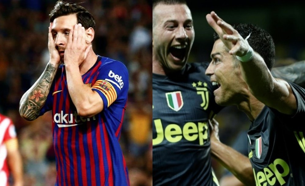 Messi et Ronaldo ont marqué en même temps dans deux championnats différents. EFE