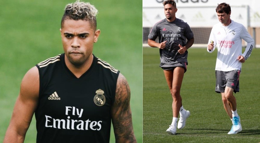 Mariano (L) before and after (R) the coronavirus and the operation. EFE/RealMadrid