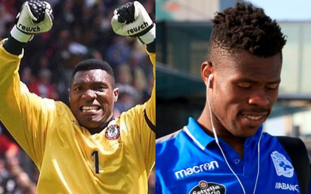 A la izquierda, Peter Rufai; a la derecha, Francis Uzoho.