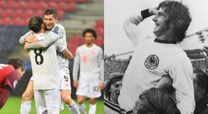 De leyenda a leyenda: Lewandowski le dedicó a Müller sus goles