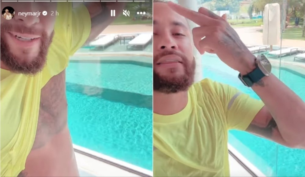 A mensagem de Neymar para seus harters. Instagram/neymarjr