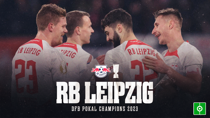 Nkunku helps Leipzig defend German Cup victory