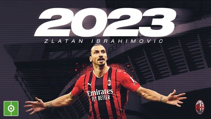 Ibrahimovic vai continuar no Milan por mais uma temporada