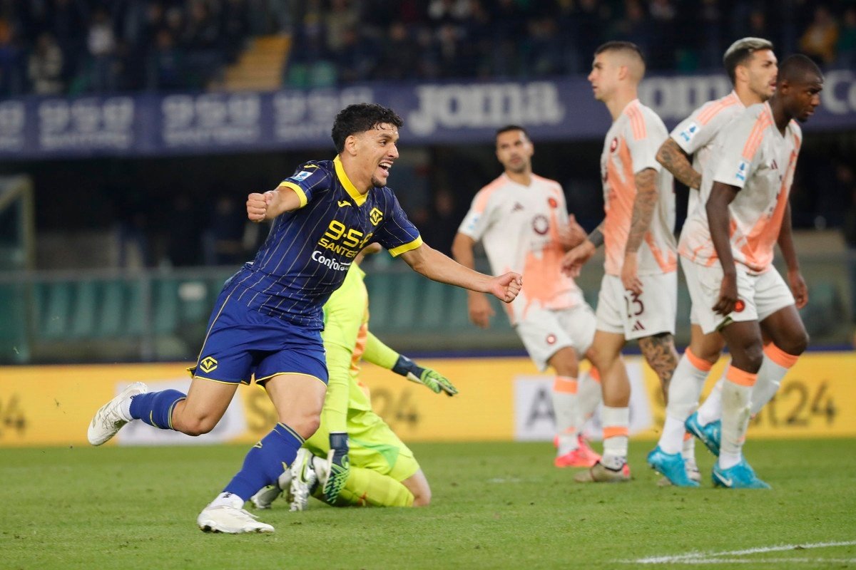 Un gol de Abdou Harroui tumbó a la Roma. EFE