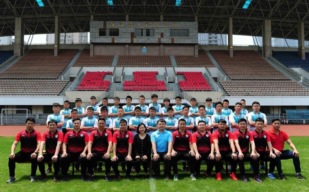El club 'perico' tendrá un centro de formación el China. Twitter/RCDEspanyol