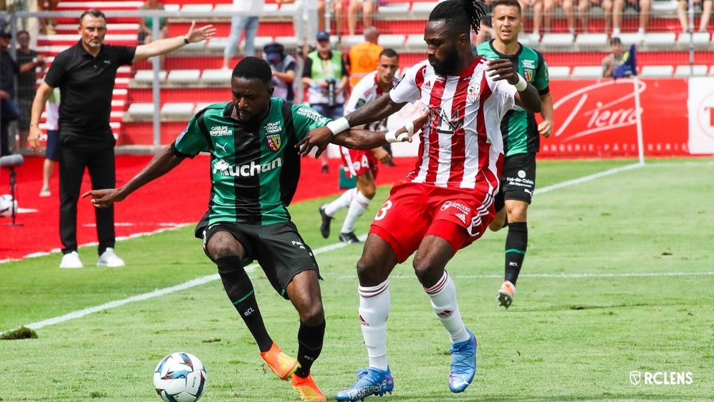 El Lens empató contra el Ajaccio. RCLens