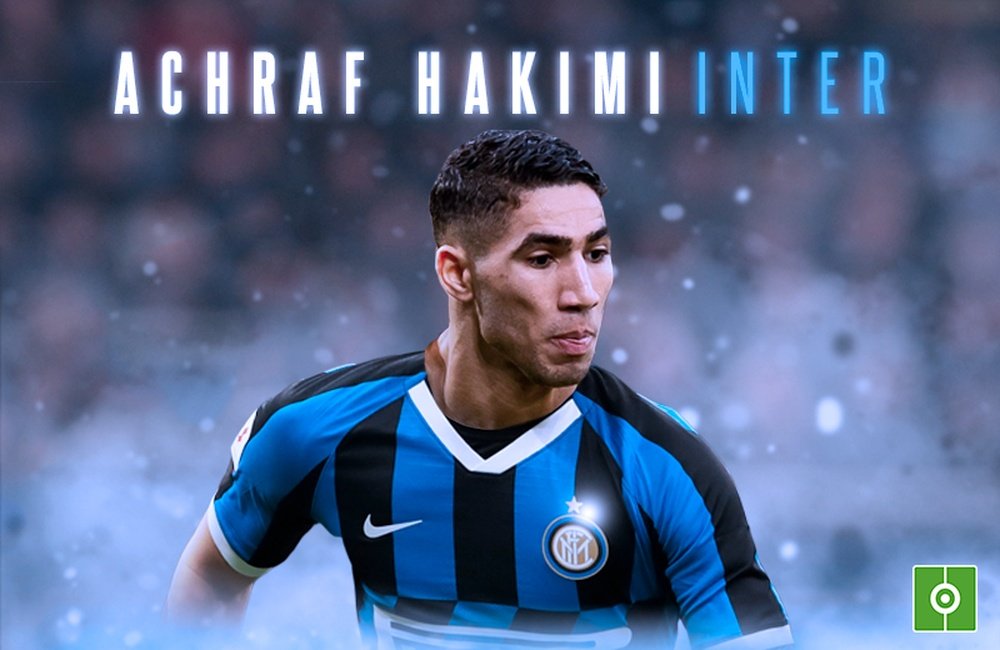 Hakimi é o novo reforço da Inter de Milão. BeSoccer