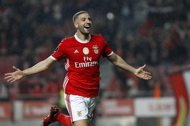 Taraabt marcó su primer gol con el Benfica cuatro años y siete meses después