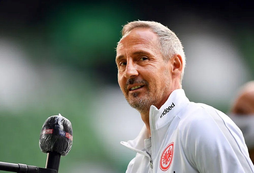 Adi Hütter entraînera Mönchengladbach la saison prochaine. AFP