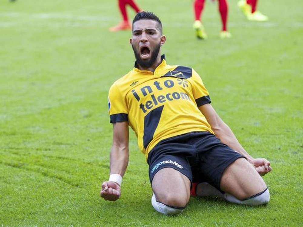 Adnane Tighadouini, ex del NAC Breda, a punto de ser jugador del Málaga. Twitter