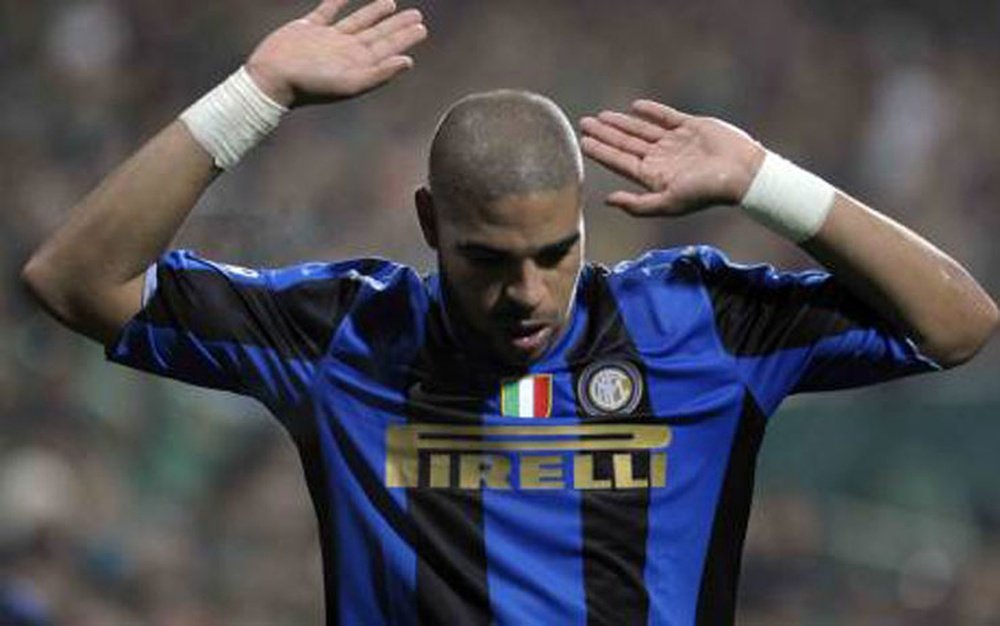 Adriano dejó su huella en Europa en el Inter de Milán. Twitter