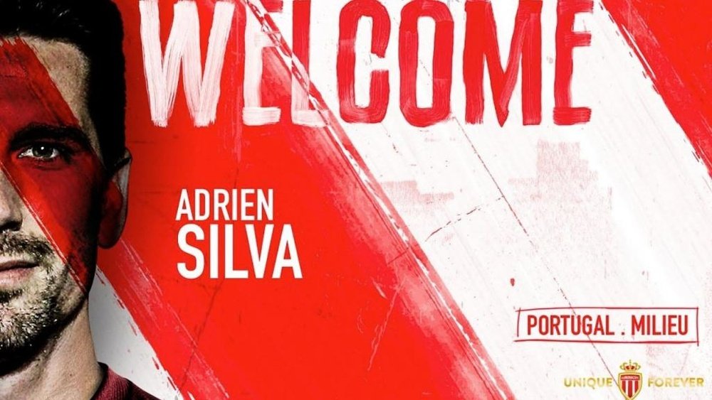Silva seguirá en la Ligue 1. Twitter/AS_Monaco