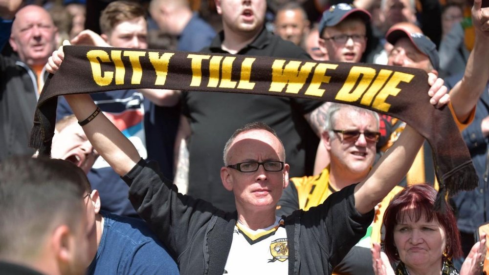 Los fans del Hull City rechazaron el cambio de nombre. AFP